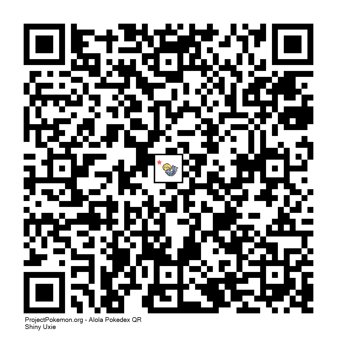 Cdigo QR de Uxie variocolor